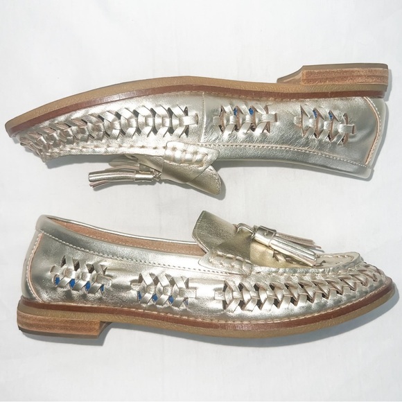 Sperry Seaport Tasseled Loafers - Gold, Size 7 - Picture 6 of 9